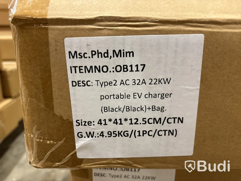 Portable EV Charger OB 117 Type 2 HIGH-SPEED 22 kW