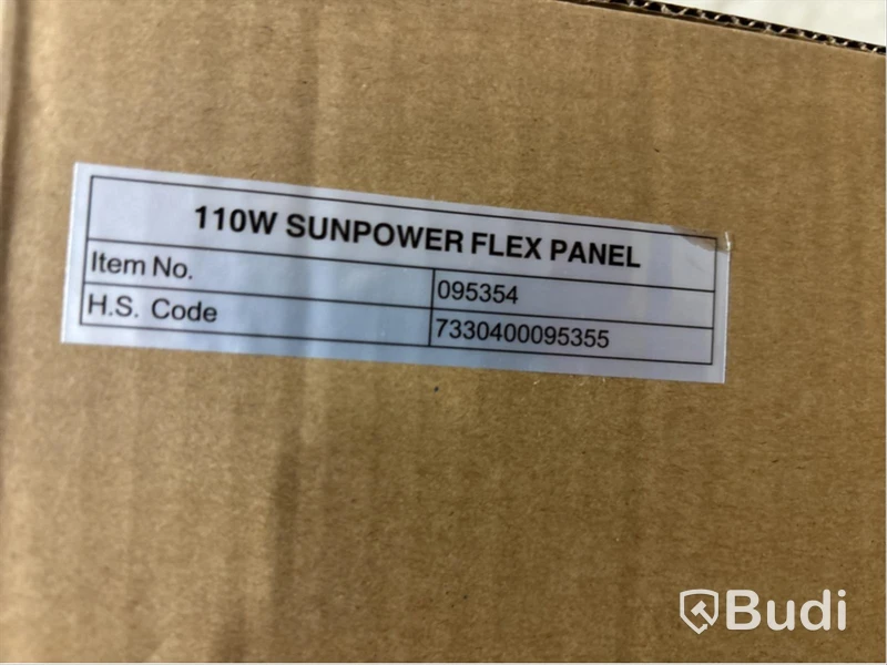 15 st. Högeffektiv böjbar solpanel 110W, 095354