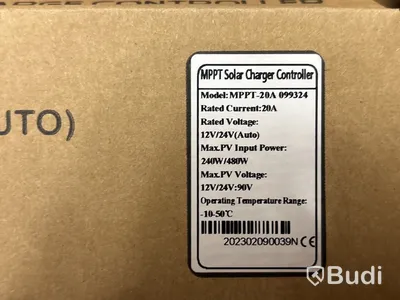 5 st. Smarta solcells-laddningsregulator 20A NOVA MPPT Solar Charger Controller