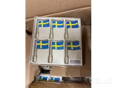 Parti med diverse inredningsföremål