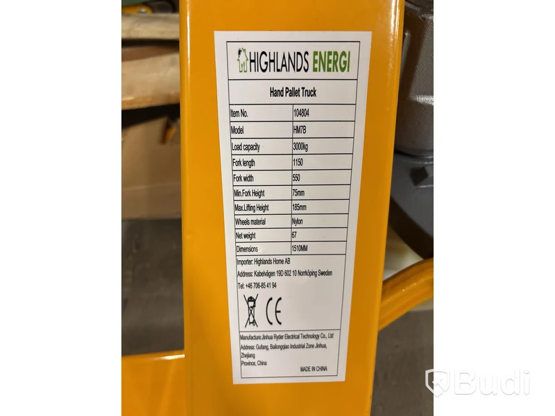 6 st. Palldragare, HighLands energi