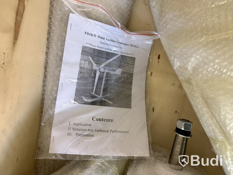 Vindkraftverk 1 kW för hemmabruk
