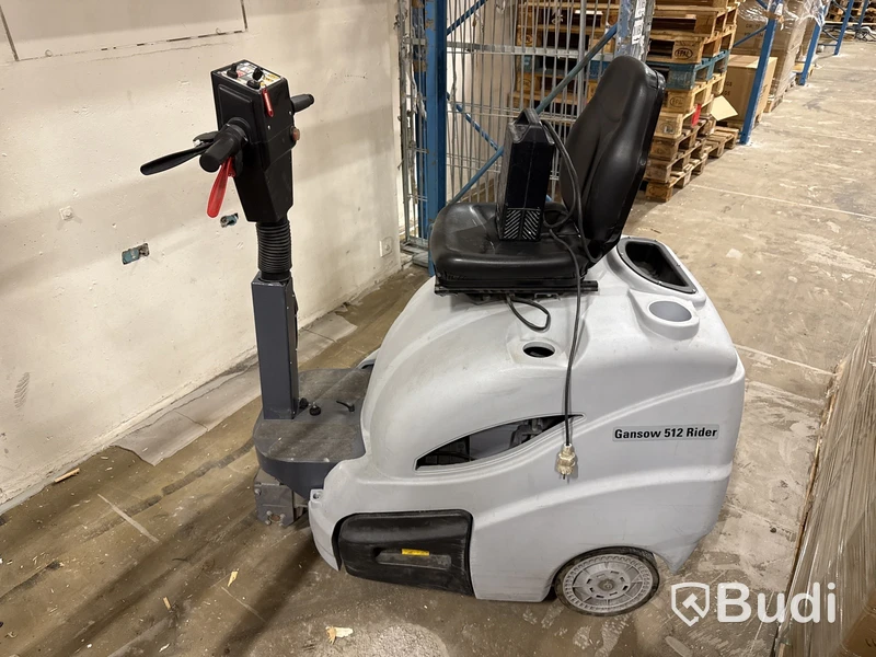 Åkbar sopmaskin Gansow 512 Rider (rep-objekt)