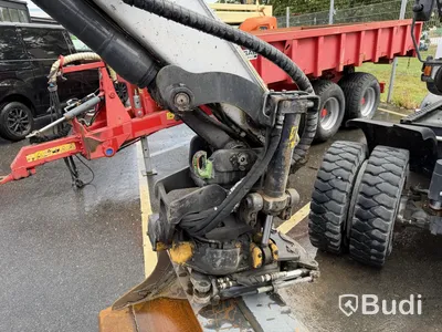 Bobcat E57W wheeled excavator, 2018, 2,155 hours