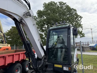 Bobcat E57W wheeled excavator, 2018, 2,155 hours