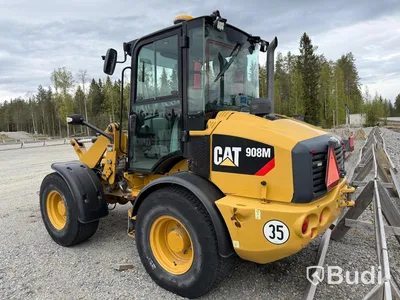 Hjullastare CAT 908M -2016 | Gafflar & Skopa