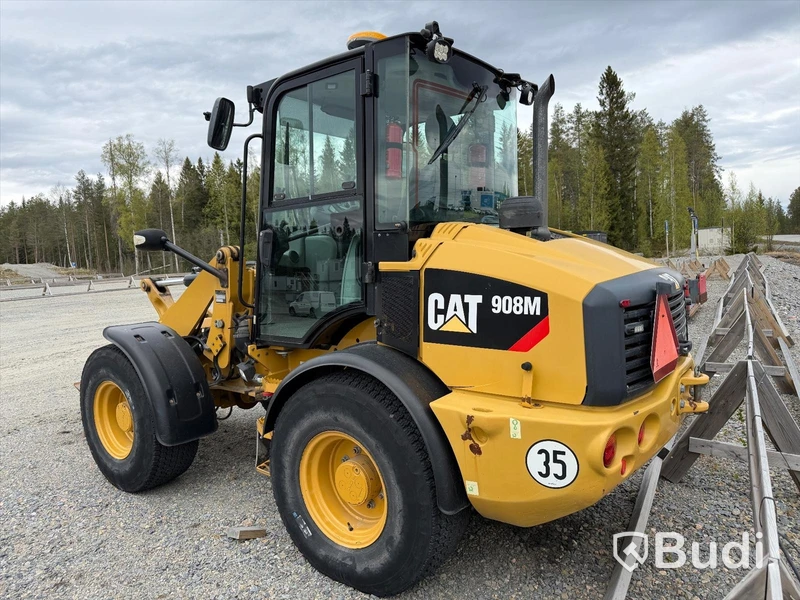 Hjullastare CAT 908M -2016 | Gafflar & Skopa