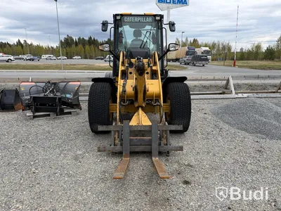 Hjullastare CAT 908M -2016 | Gafflar & Skopa