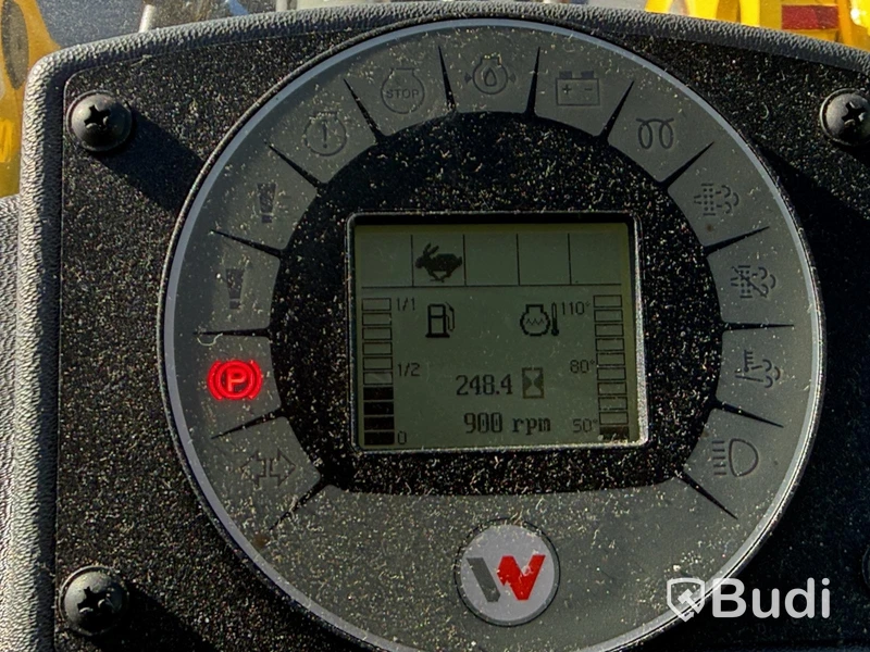 Wacker Neuson WL52 wheel loader, 2024 (248 hours), with plow and sand spreader