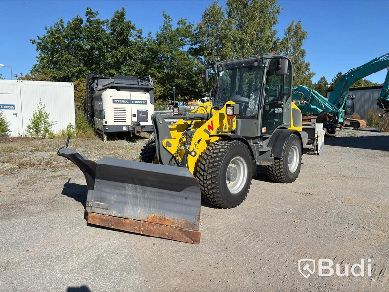 Wacker Neuson WL52 wheel loader, 2024 (248 hours), with plow and sand spreader