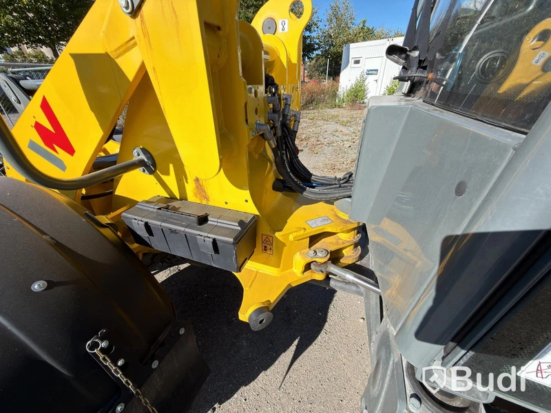 Wacker Neuson WL52 wheel loader, 2024 (248 hours), with plow and sand spreader