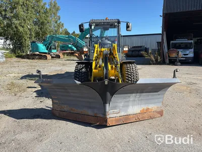 Wacker Neuson WL52 wheel loader, 2024 (248 hours), with plow and sand spreader