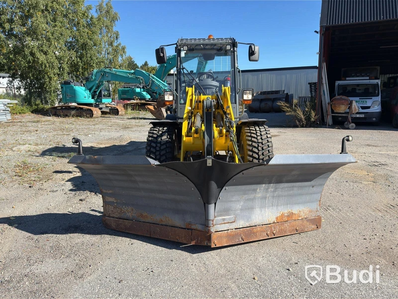 Wacker Neuson WL52 wheel loader, 2024 (248 hours), with plow and sand spreader
