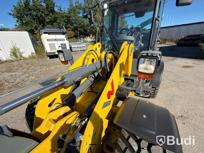 Wacker Neuson WL52 wheel loader, 2024 (248 hours), with plow and sand spreader
