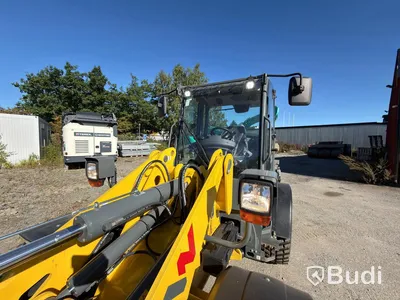 Wacker Neuson WL52 wheel loader, 2024 (248 hours), with plow and sand spreader