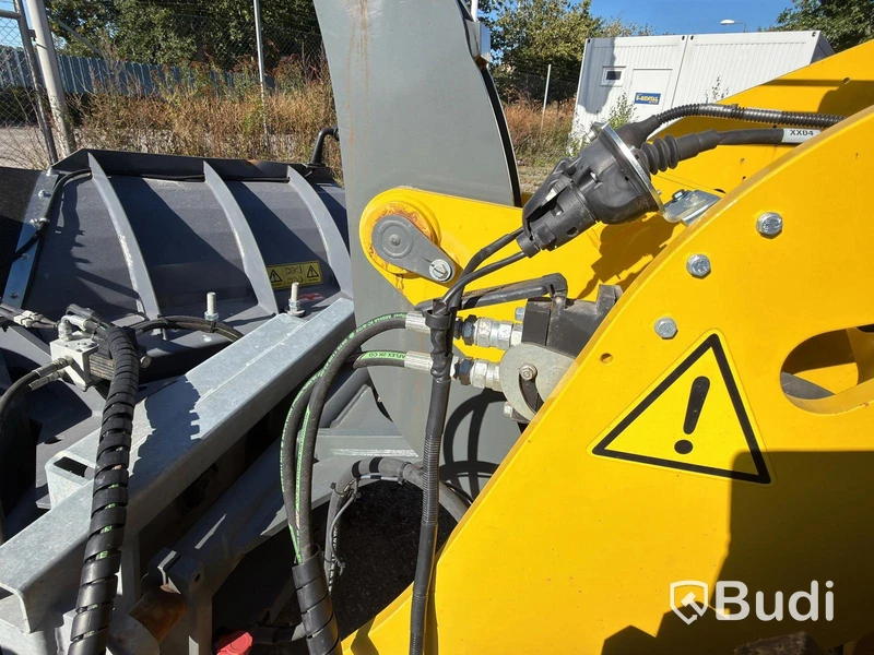 Wacker Neuson WL52 wheel loader, 2024 (248 hours), with plow and sand spreader