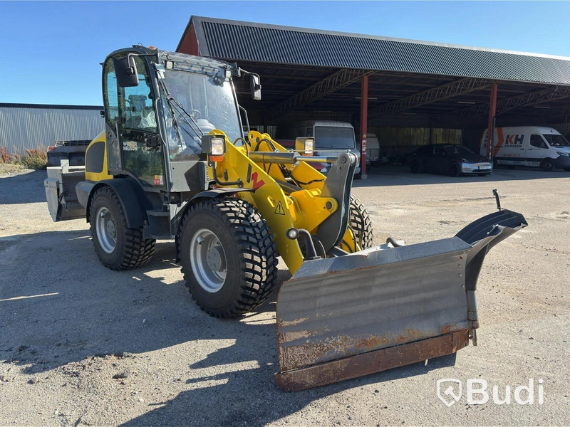 Wacker Neuson WL52 wheel loader, 2024 (248 hours), with plow and sand spreader