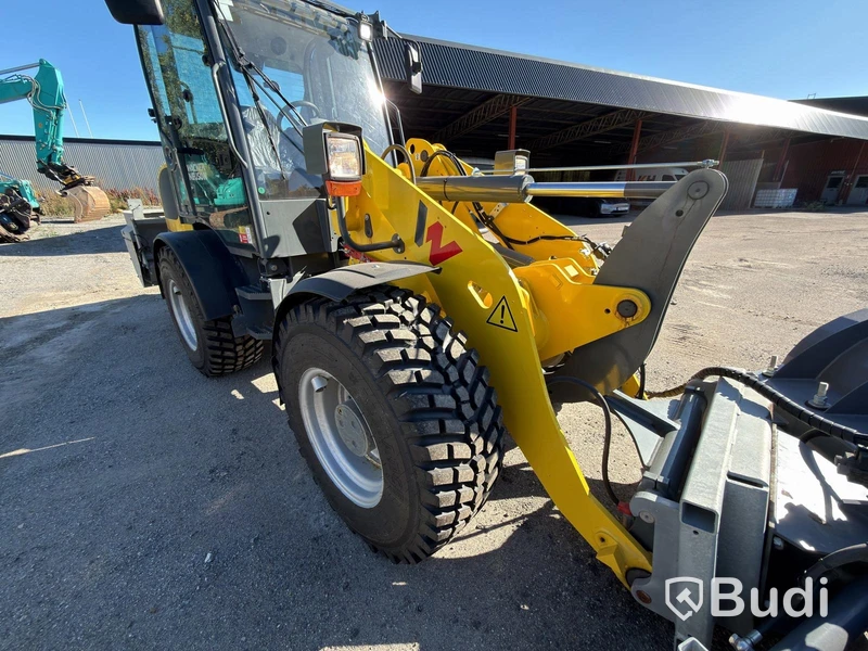 Wacker Neuson WL52 wheel loader, 2024 (248 hours), with plow and sand spreader
