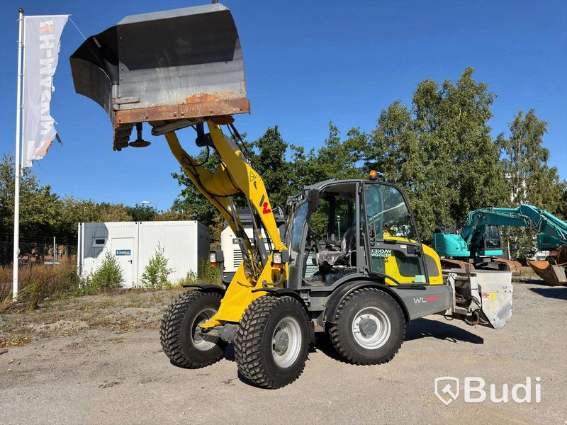 Wacker Neuson WL52 wheel loader, 2024 (248 hours), with plow and sand spreader