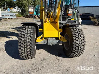 Wacker Neuson WL52 wheel loader, 2024 (248 hours), with plow and sand spreader