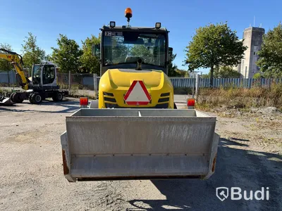 Wacker Neuson WL52 wheel loader, 2024 (248 hours), with plow and sand spreader