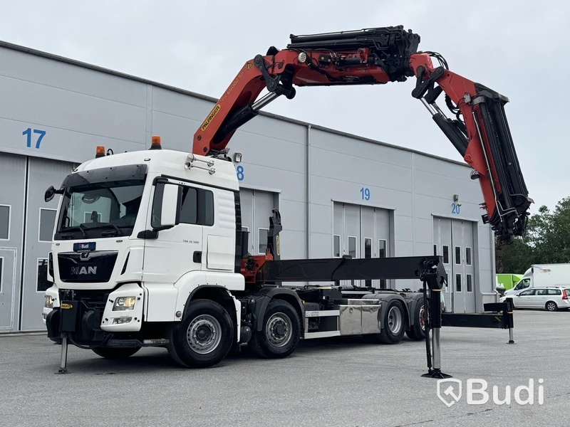 Crane hooklift MAN TGS 35.500 8X4H-6 BL -2018 | Palfinger | Jib