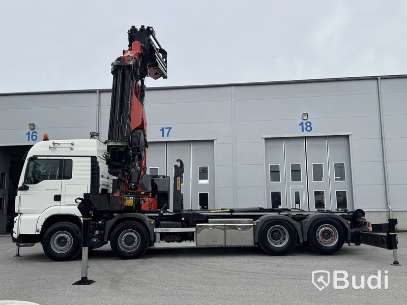 Crane hooklift MAN TGS 35.500 8X4H-6 BL -2018 | Palfinger | Jib