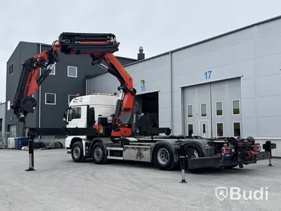 Crane hooklift MAN TGS 35.500 8X4H-6 BL -2018 | Palfinger | Jib