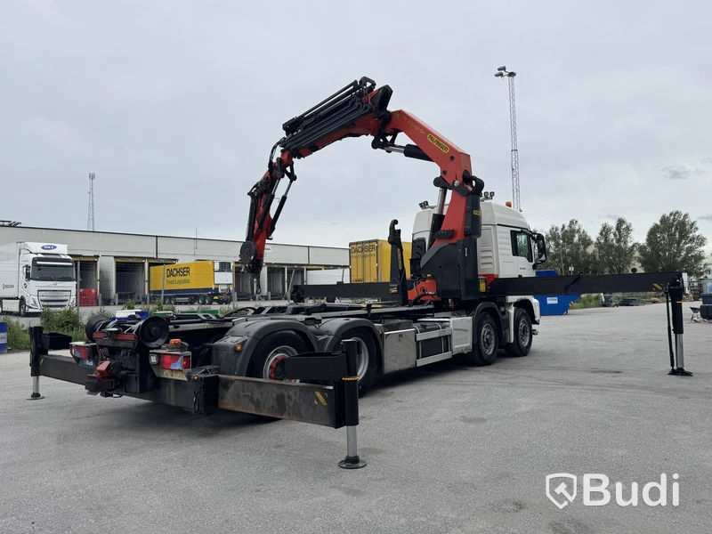 Crane hooklift MAN TGS 35.500 8X4H-6 BL -2018 | Palfinger | Jib