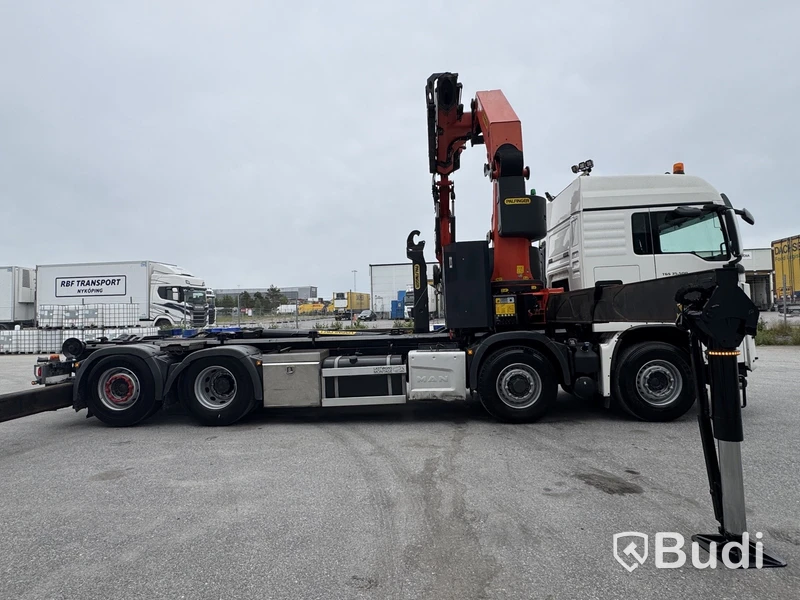 Crane hooklift MAN TGS 35.500 8X4H-6 BL -2018 | Palfinger | Jib