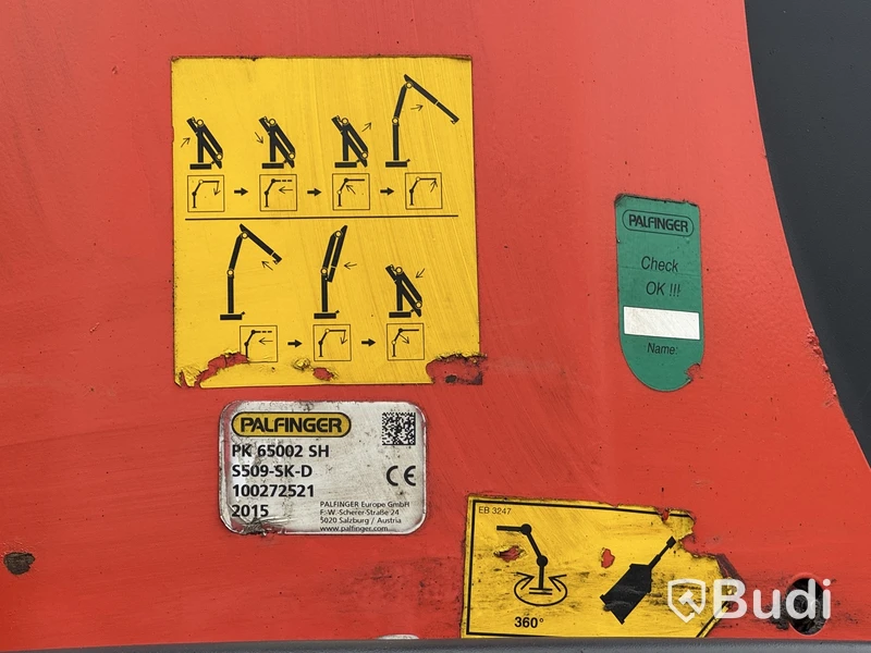 Crane hooklift MAN TGS 35.500 8X4H-6 BL -2018 | Palfinger | Jib