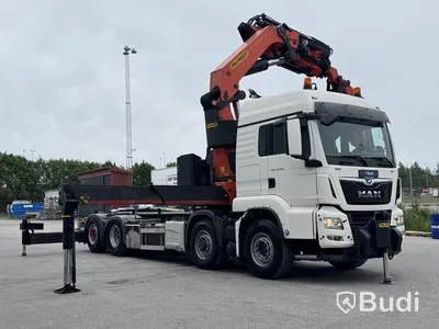 Crane hooklift MAN TGS 35.500 8X4H-6 BL -2018 | Palfinger | Jib