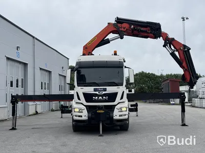 Crane hooklift MAN TGS 35.500 8X4H-6 BL -2018 | Palfinger | Jib