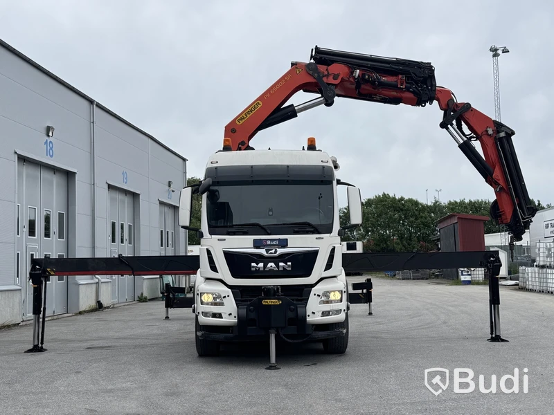 Crane hooklift MAN TGS 35.500 8X4H-6 BL -2018 | Palfinger | Jib