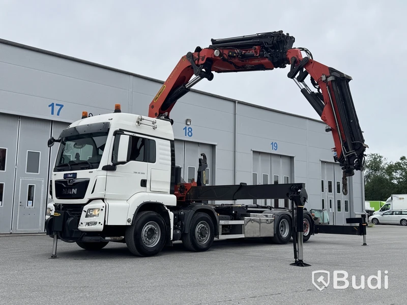 Crane hooklift MAN TGS 35.500 8X4H-6 BL -2018 | Palfinger | Jib