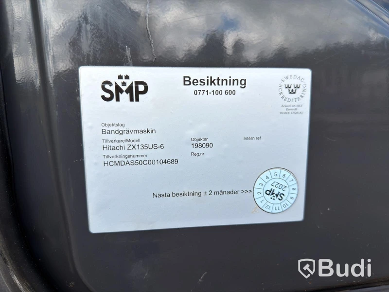 Grävmaskin Hitachi ZX135US-6 -2019 | Skogsutrustad