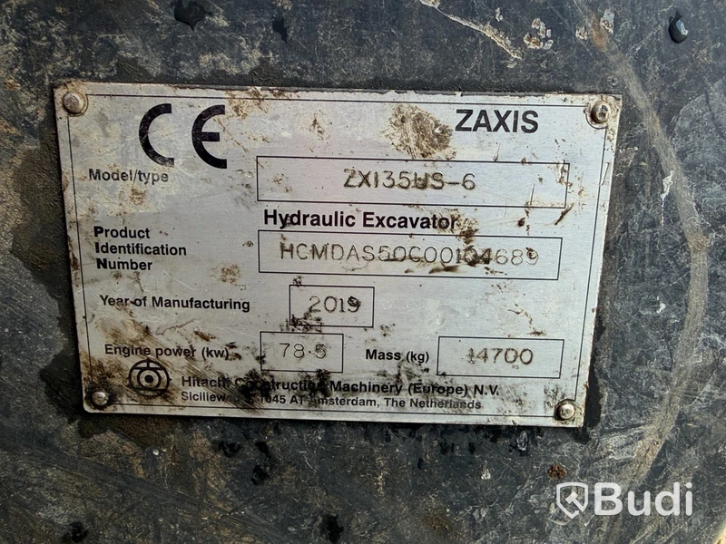 Grävmaskin Hitachi ZX135US-6 -2019 | Skogsutrustad
