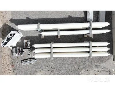 18 tuber/gasförråd med tubställningar för vätgas Tenaris 2023 (18 pcs gas cylinders for hydrogen)