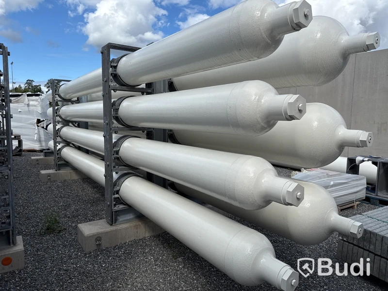 18 tuber/gasförråd med tubställningar för vätgas Tenaris 2023 (18 pcs gas cylinders for hydrogen)