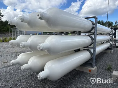 18 tuber/gasförråd med tubställningar för vätgas Tenaris 2023 (18 pcs gas cylinders for hydrogen)