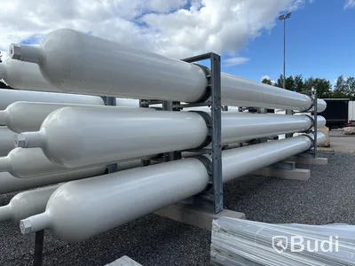 18 tuber/gasförråd med tubställningar för vätgas Tenaris 2023 (18 pcs gas cylinders for hydrogen)