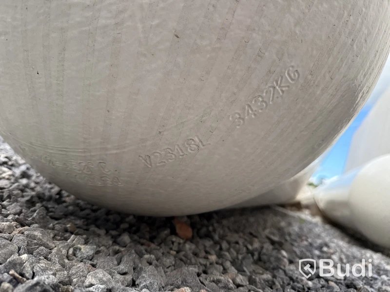18 tuber/gasförråd med tubställningar för vätgas Tenaris 2023 (18 pcs gas cylinders for hydrogen)