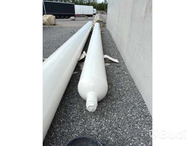 18 tuber/gasförråd med tubställningar för vätgas Tenaris 2023 (18 pcs gas cylinders for hydrogen)