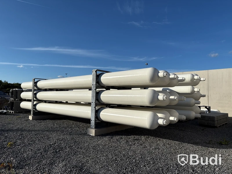 18 tuber/gasförråd med tubställningar för vätgas Tenaris 2023 (18 pcs gas cylinders for hydrogen)