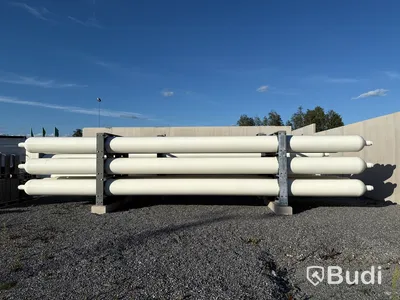 18 tuber/gasförråd med tubställningar för vätgas Tenaris 2023 (18 pcs gas cylinders for hydrogen)