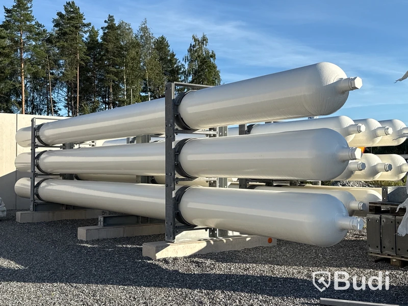 18 tuber/gasförråd med tubställningar för vätgas Tenaris 2023 (18 pcs gas cylinders for hydrogen)