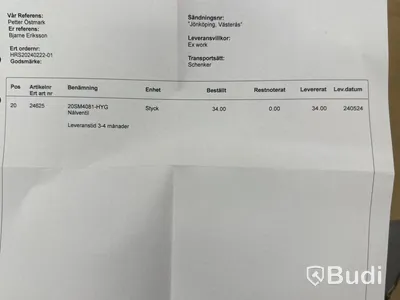 Parti reservdelar & tillbehör till vätgastankstationer / Assorted spare parts and accessories for hydrogen refueling stations
