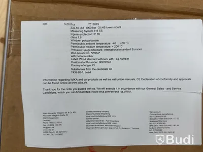 Parti reservdelar & tillbehör till vätgastankstationer / Assorted spare parts and accessories for hydrogen refueling stations
