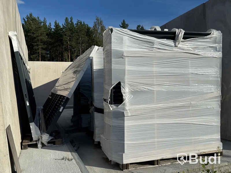 48 st sektioner avspärrning i plåt