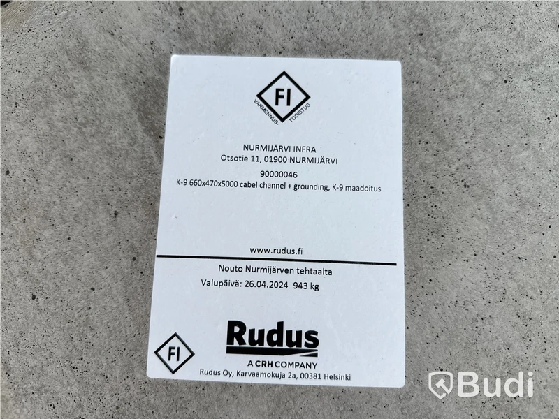 6 st prefabricerade betongfundament